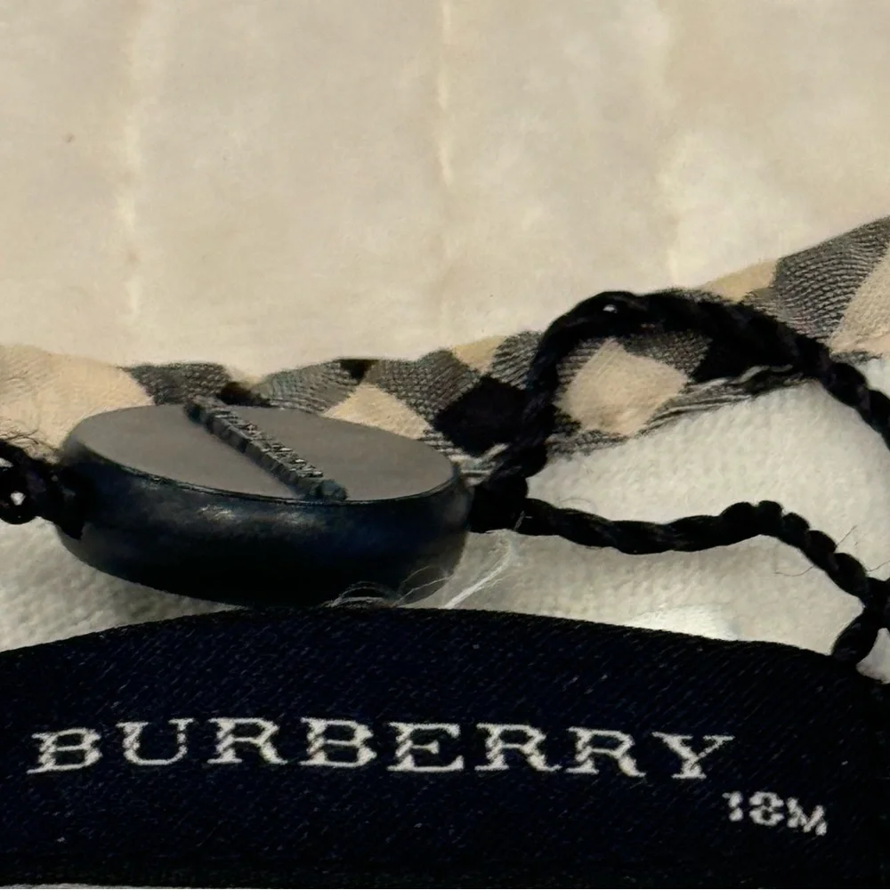 Burberry Denim Terry Bib Size 18 M